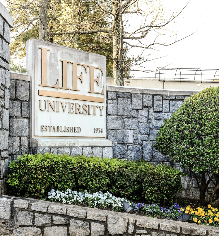 Life University outdoor sign